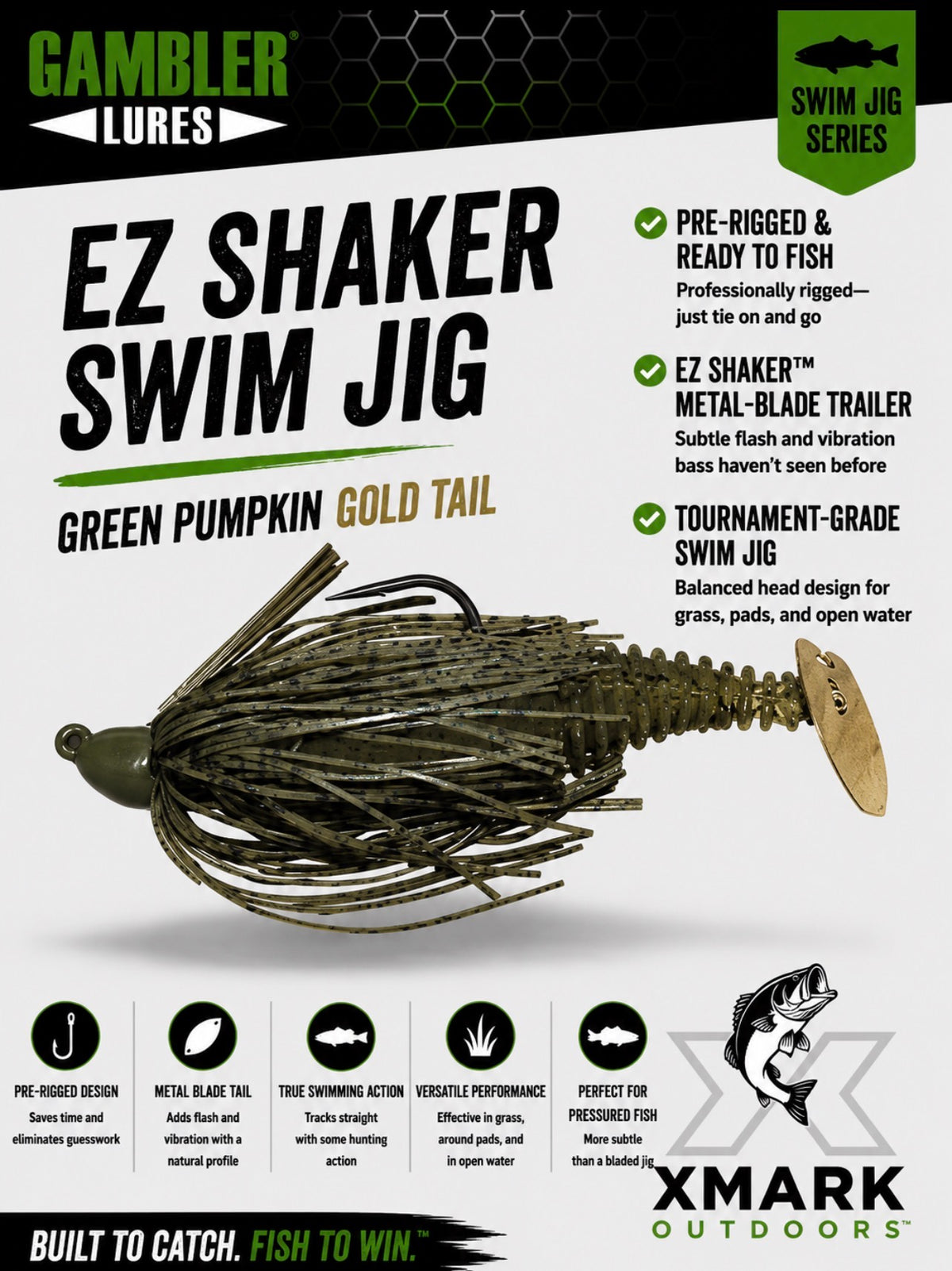 Gambler EZ Shaker Swim Jig