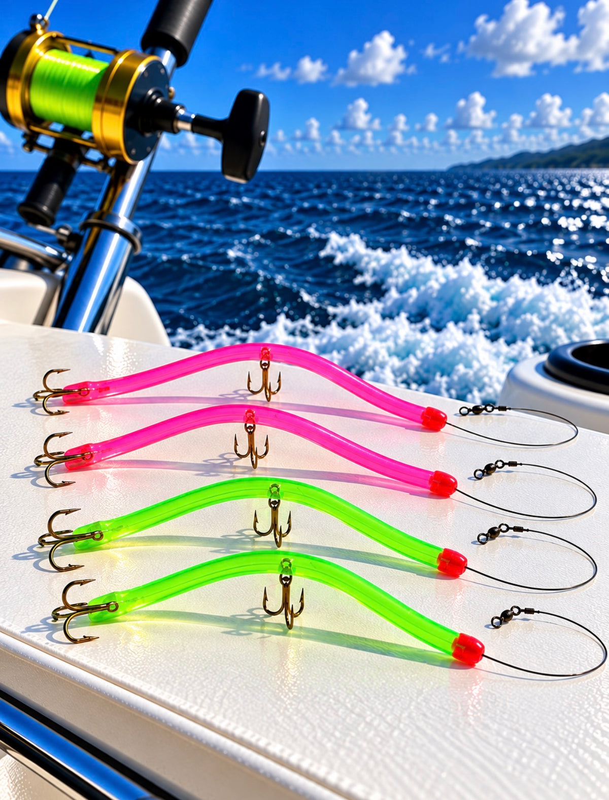 Xmark Barracuda Tube Trolling Kit – 4 Lures