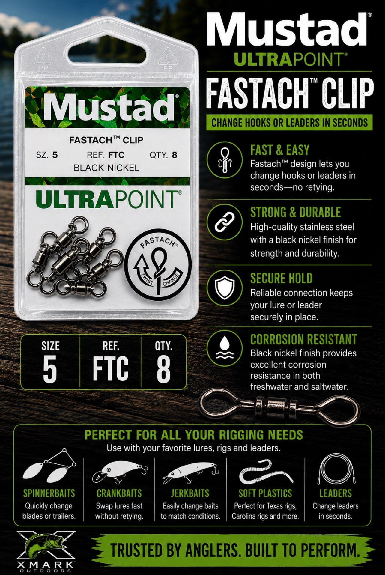 Mustad Fastach Clip
