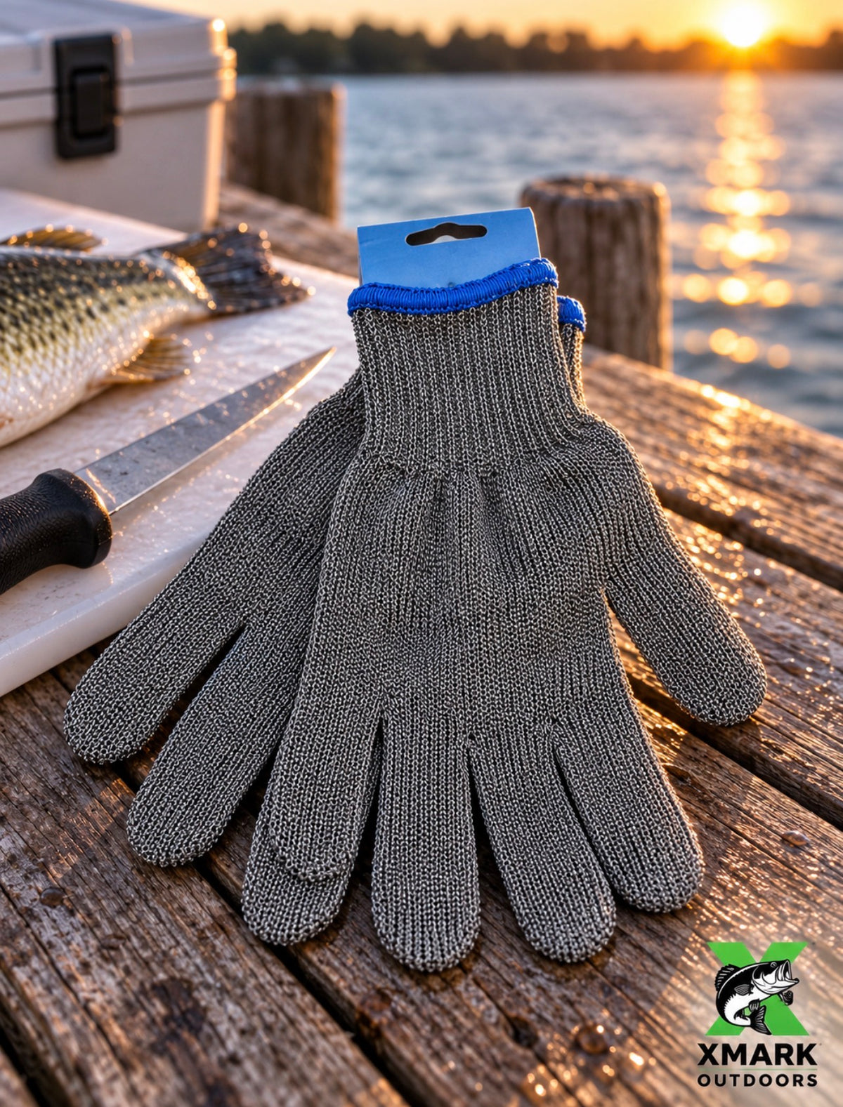 Danco Stainless Steel Mesh Fillet Glove – Large Grey