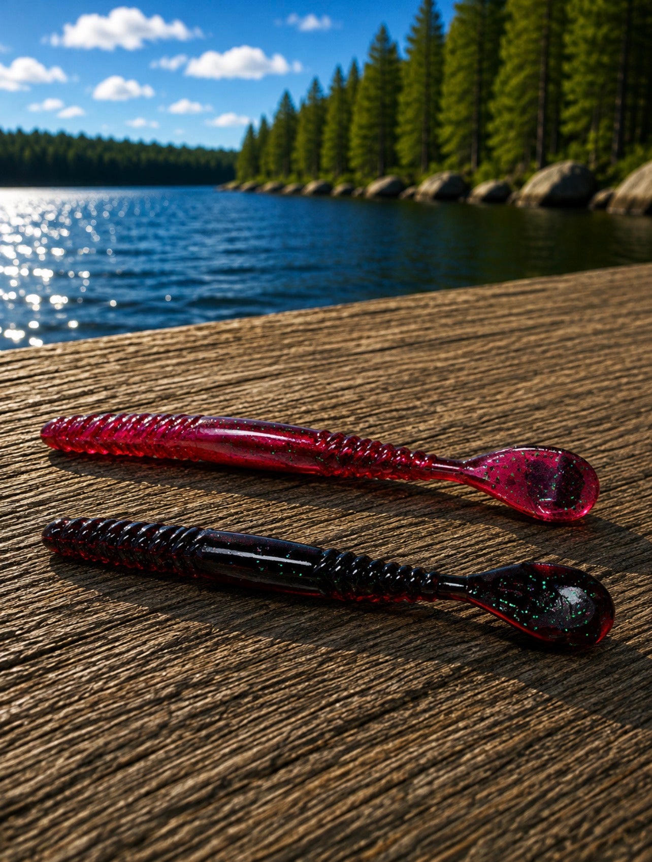 Gambler Paddle Tail Worm 5” – 12 Pack