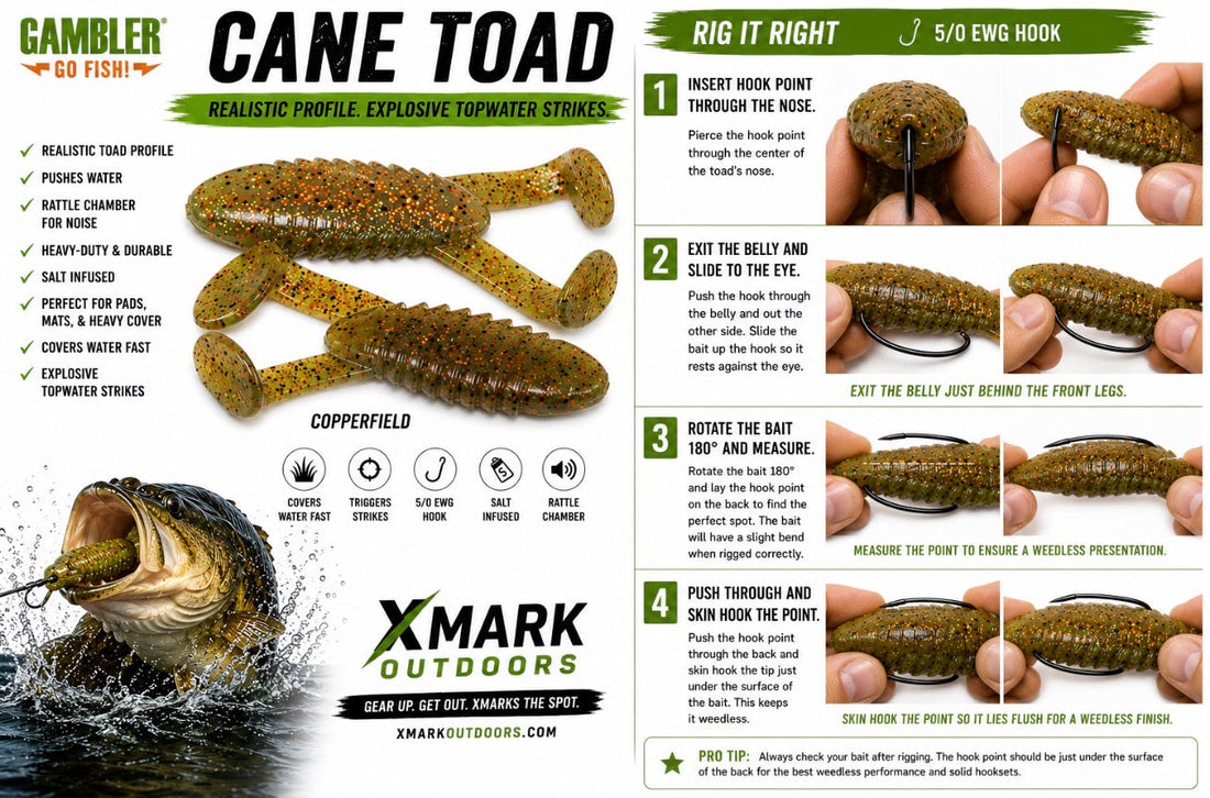 How to Rig and Fish a Cane Toad for Bass