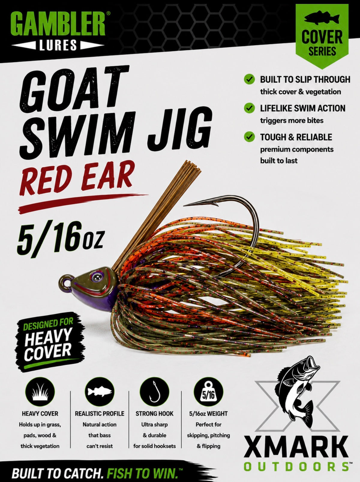 Gambler GOAT Swim Jig