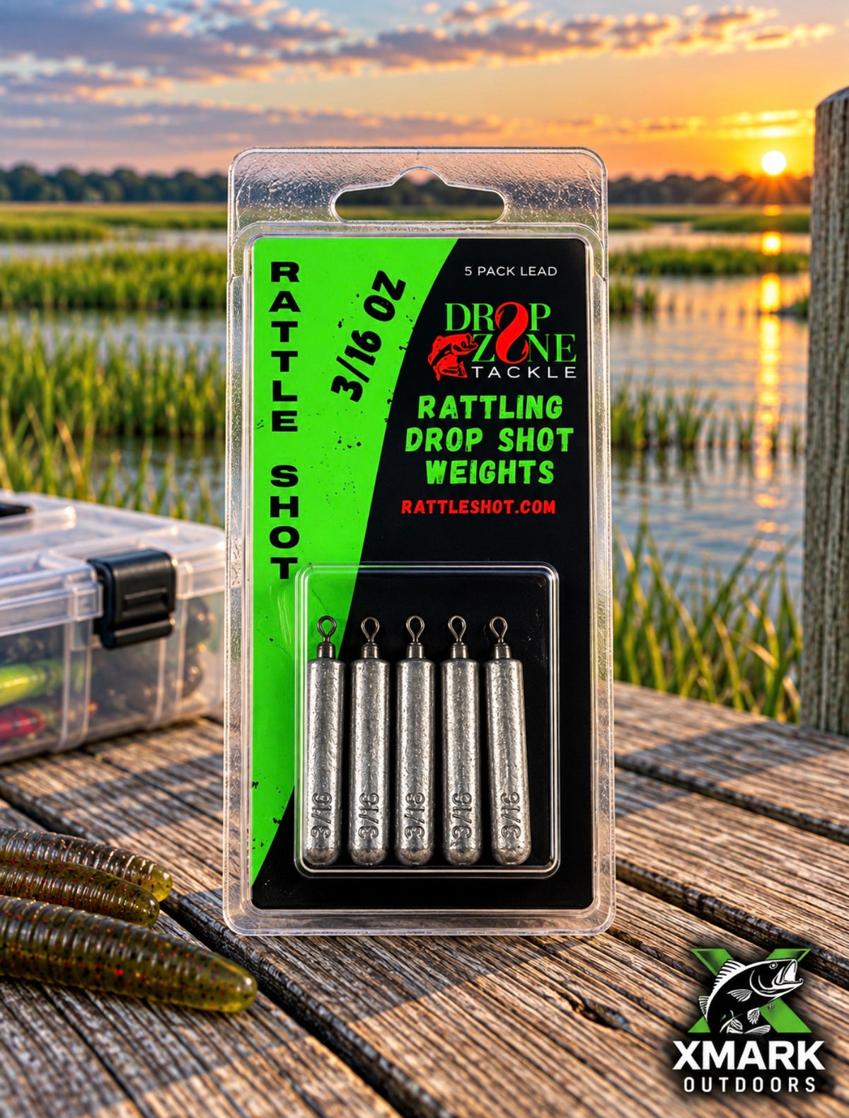 Missile Baits Rattle Shot Drop-Shot Weights