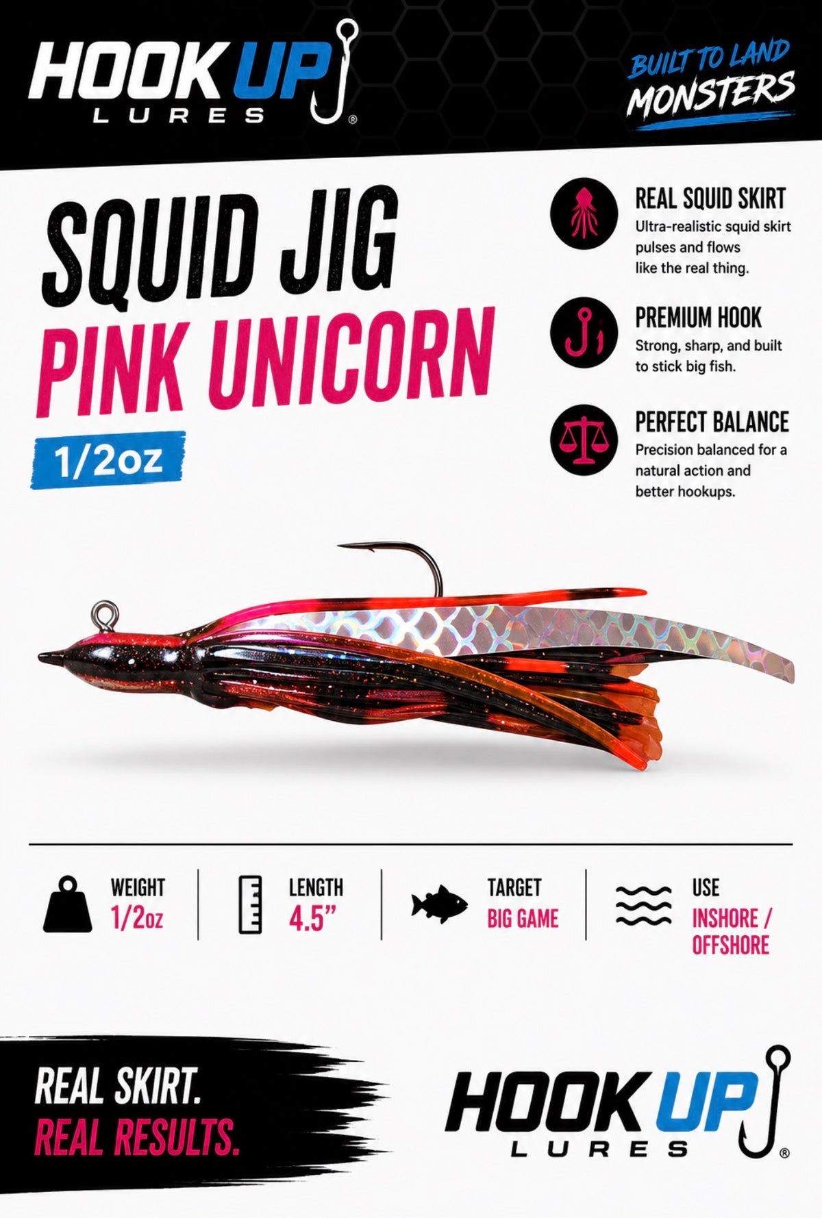Hookup Lures Squid Jig