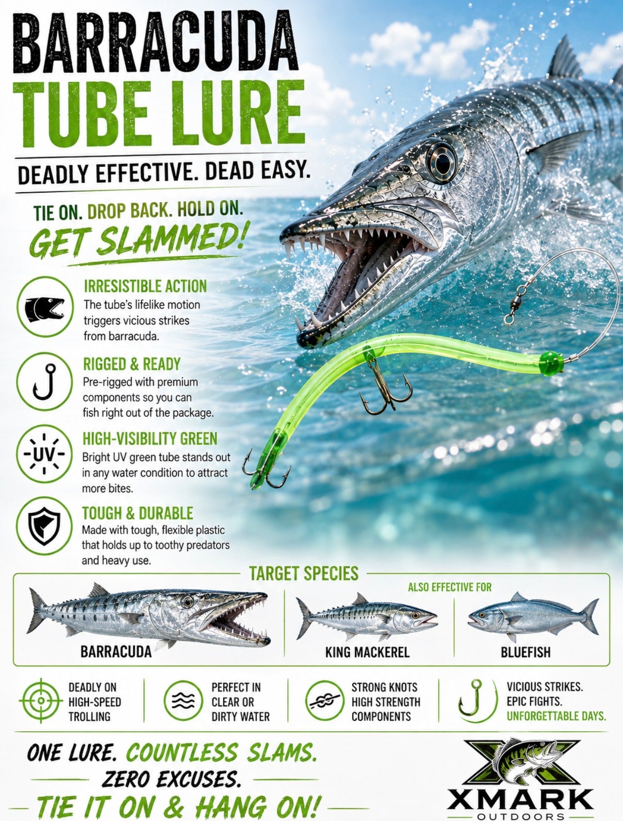Hookup Lures Barracuda Tube Lure