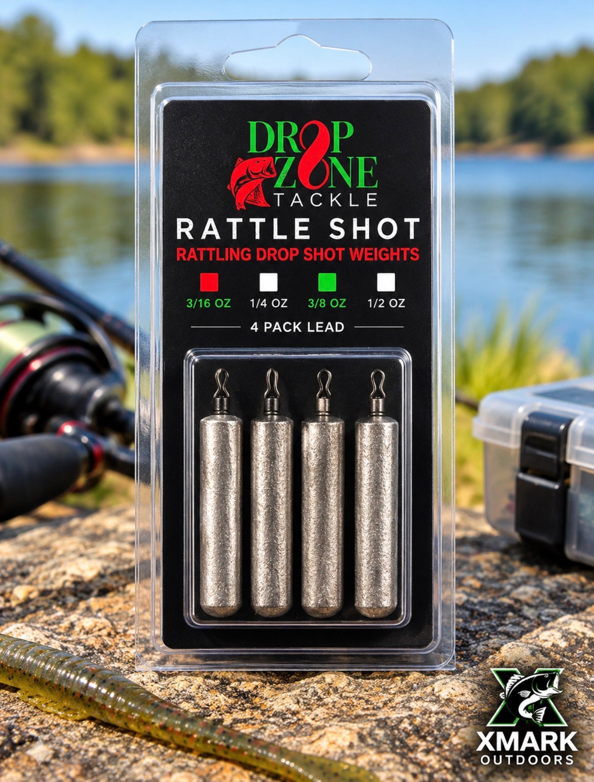 Missile Baits Rattle Shot Drop-Shot Weights