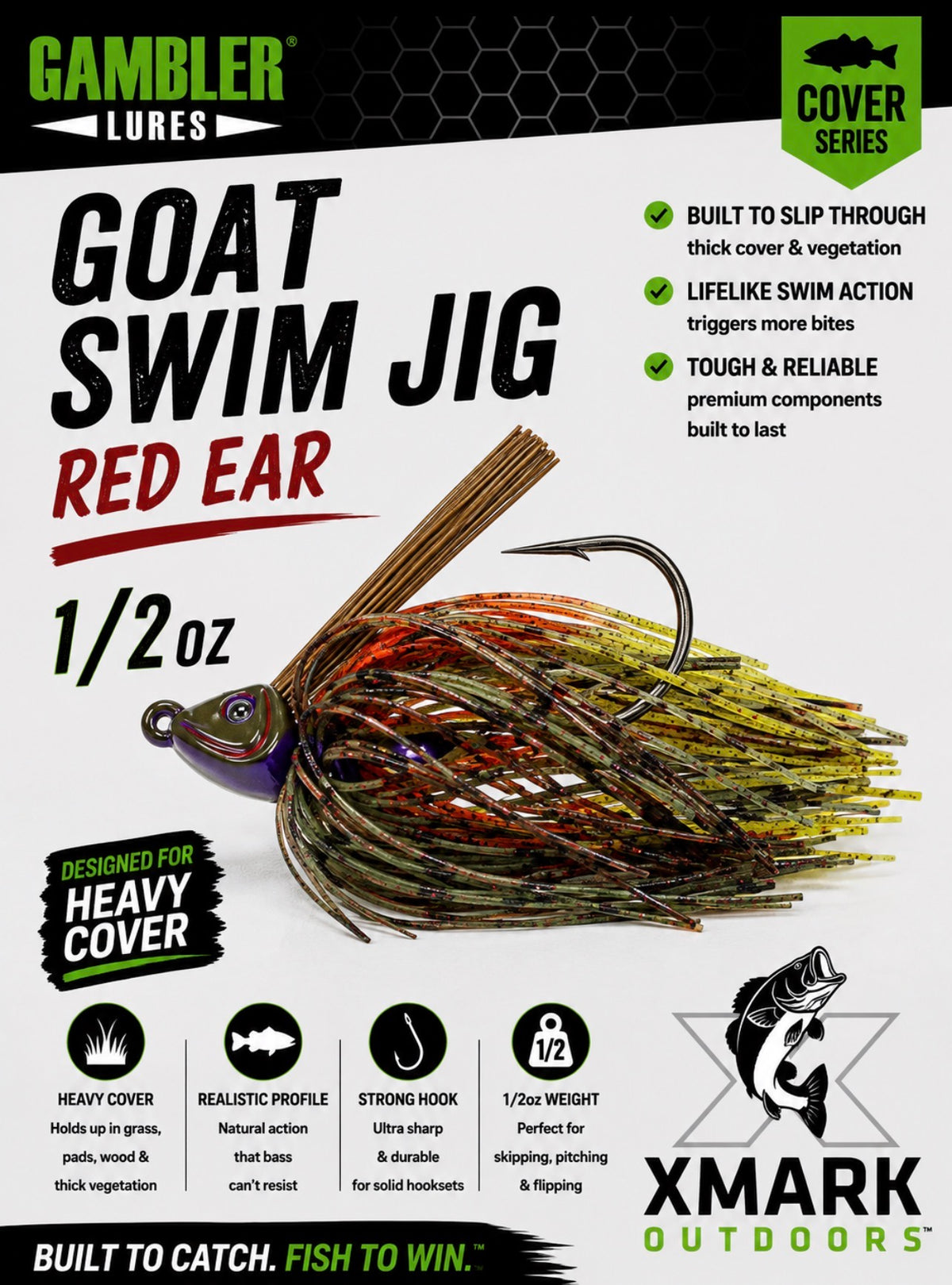 Gambler GOAT Swim Jig