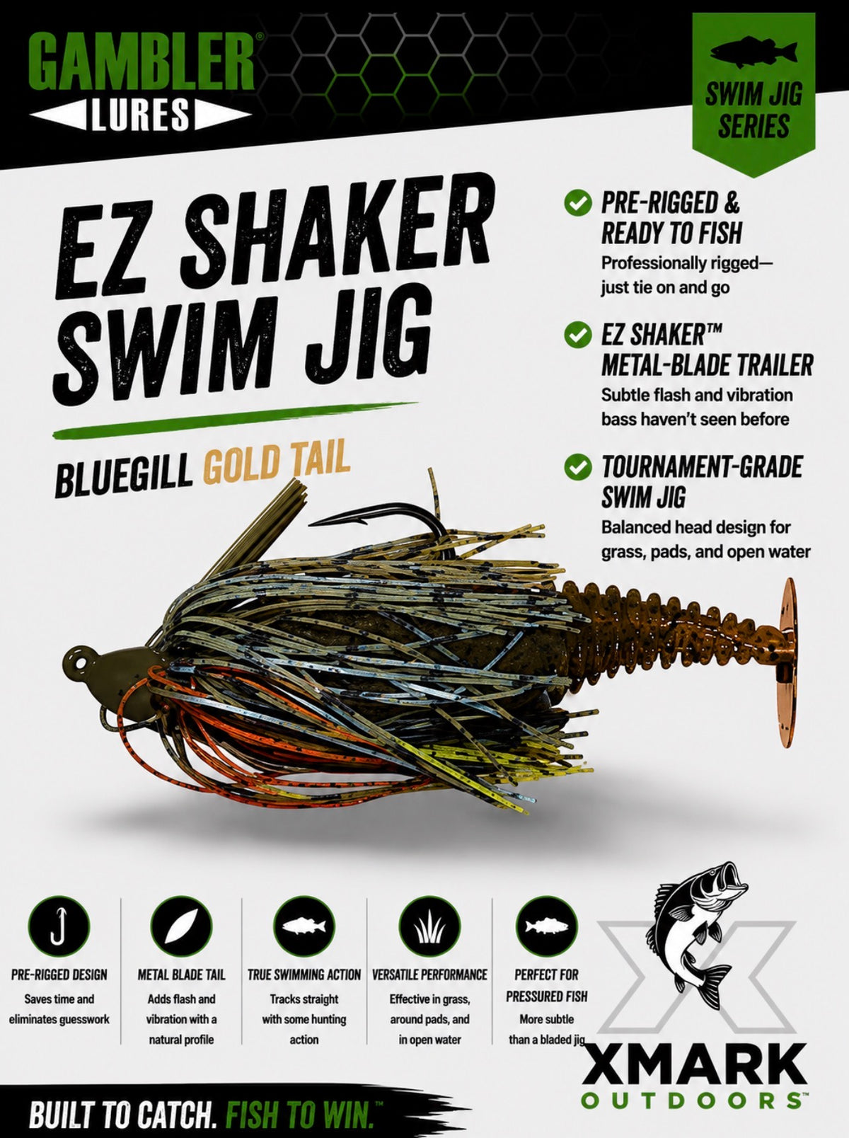 Gambler EZ Shaker Swim Jig