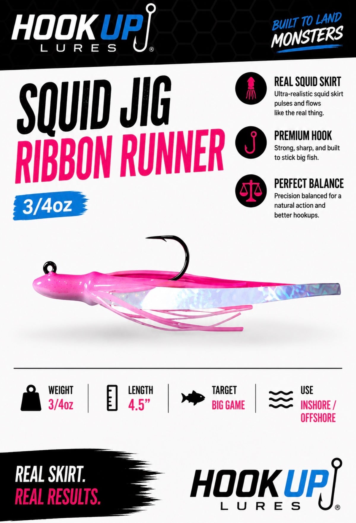 Hookup Lures Squid Jig