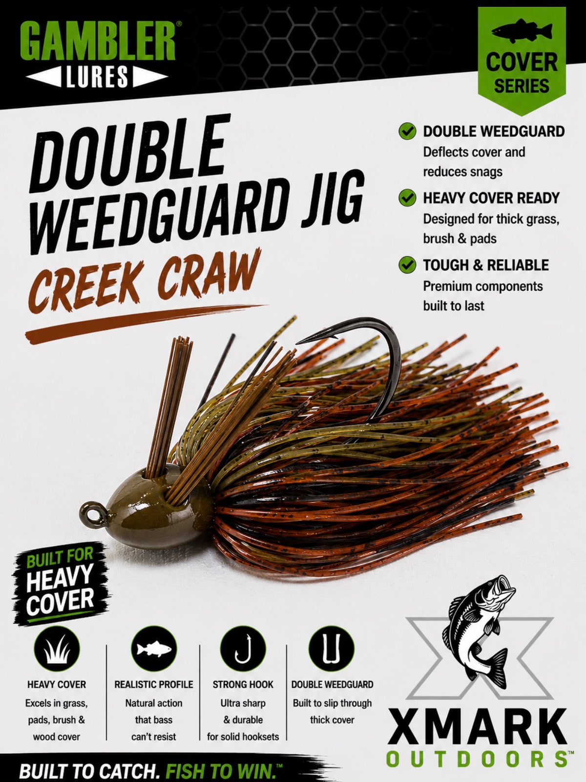 Gambler Double Weedguard Jig