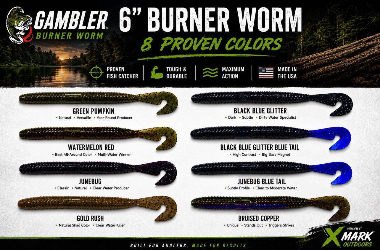 Gambler 6” Burner Worm