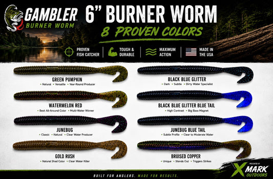 Gambler 6” Burner Worm