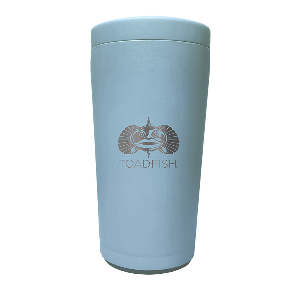 Toadfish NonTipping Can Cooler 20  Universal Design  Light Blue 5017