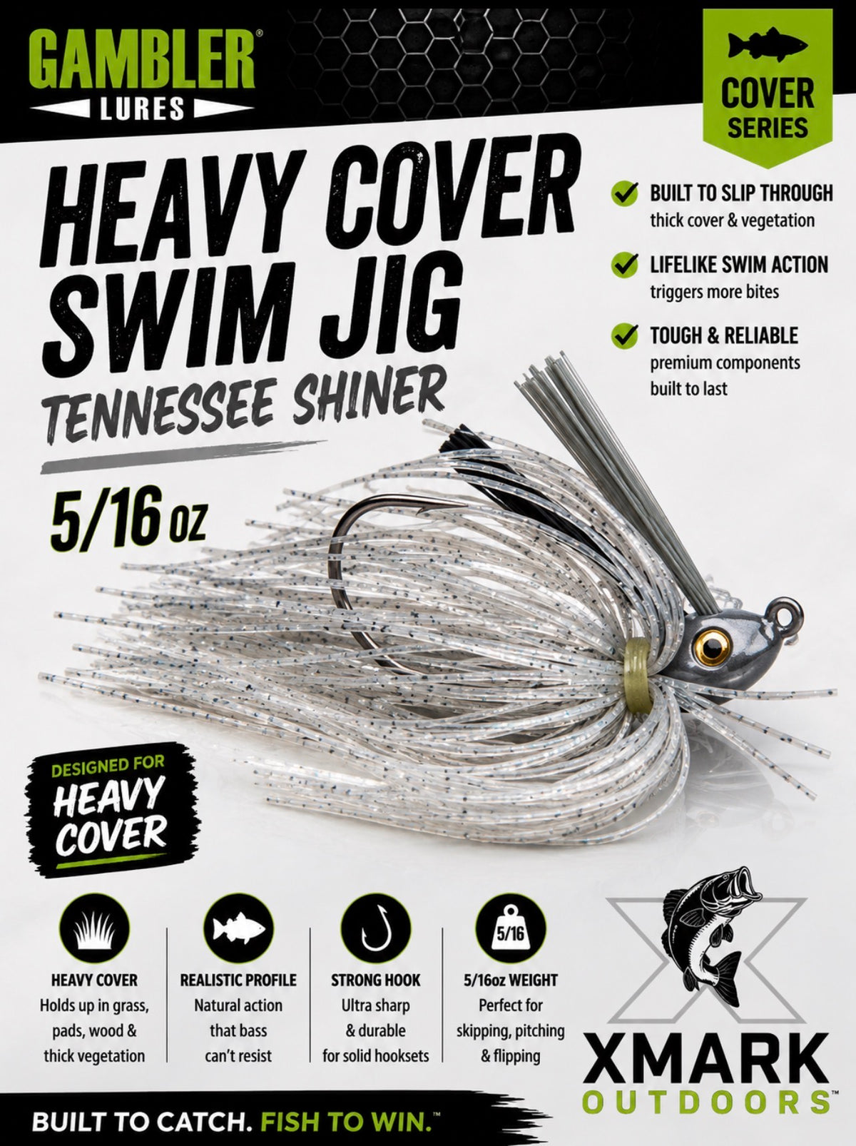 Gambler Heavy Cover Swim Jig