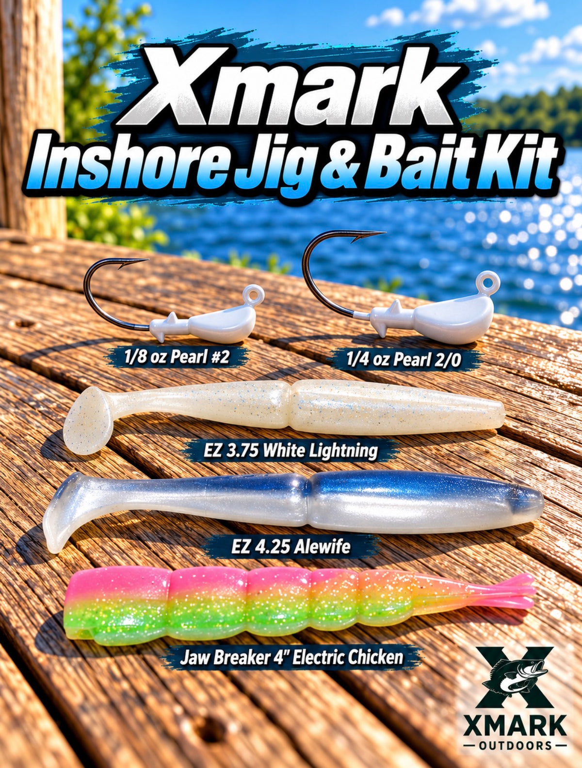 Xmark Speckled Trout Inshore Lure Kit – 5 Packs