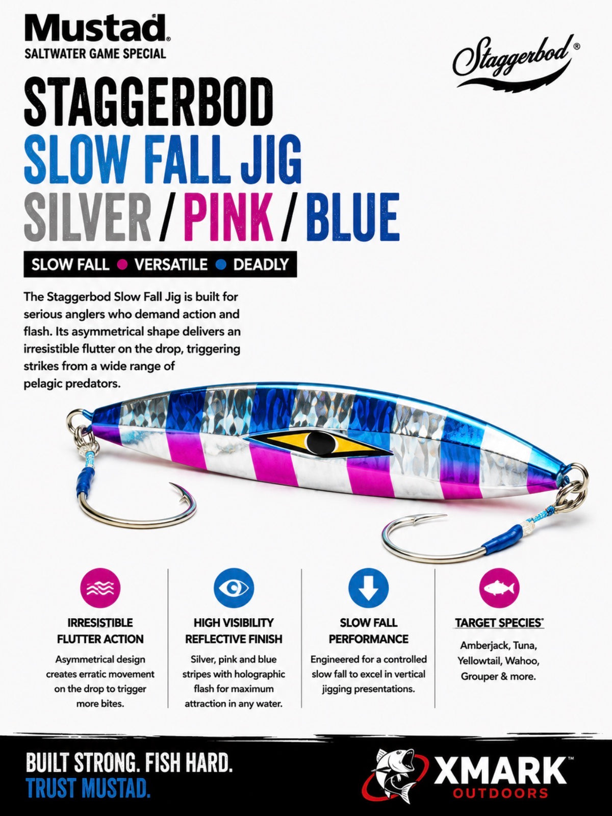 Mustad Staggerbod Slow Fall Jig