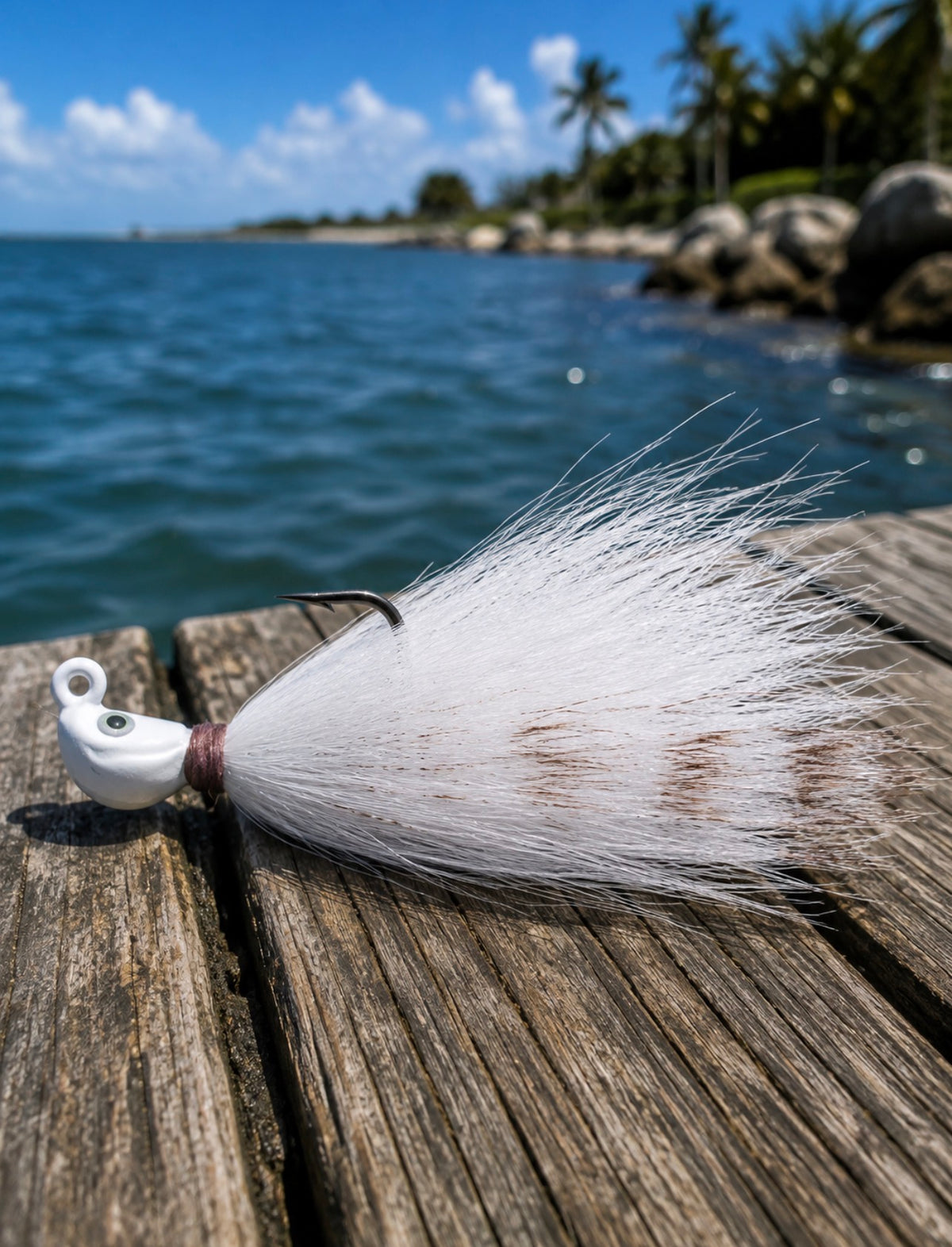 Hookup Lures Inshore Premium Series Bucktail 1/4 oz
