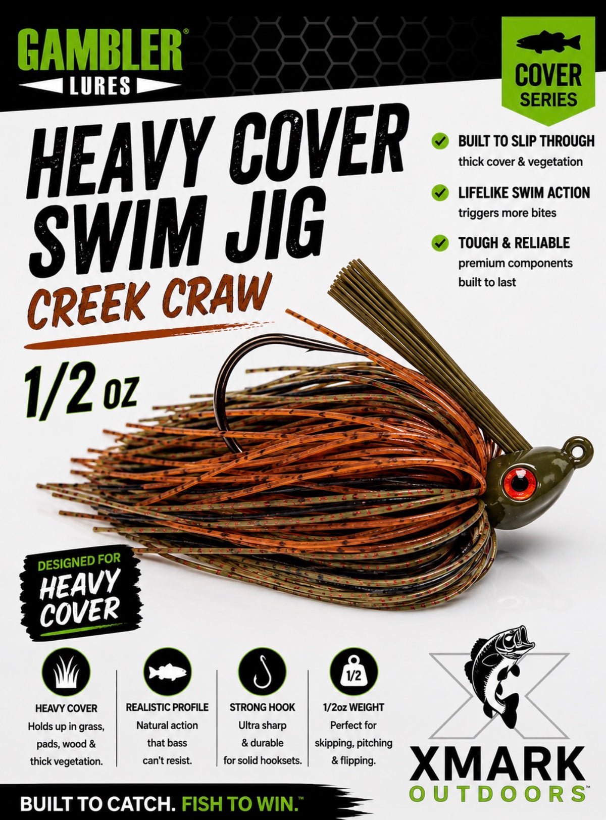 Gambler Heavy Cover Swim Jig