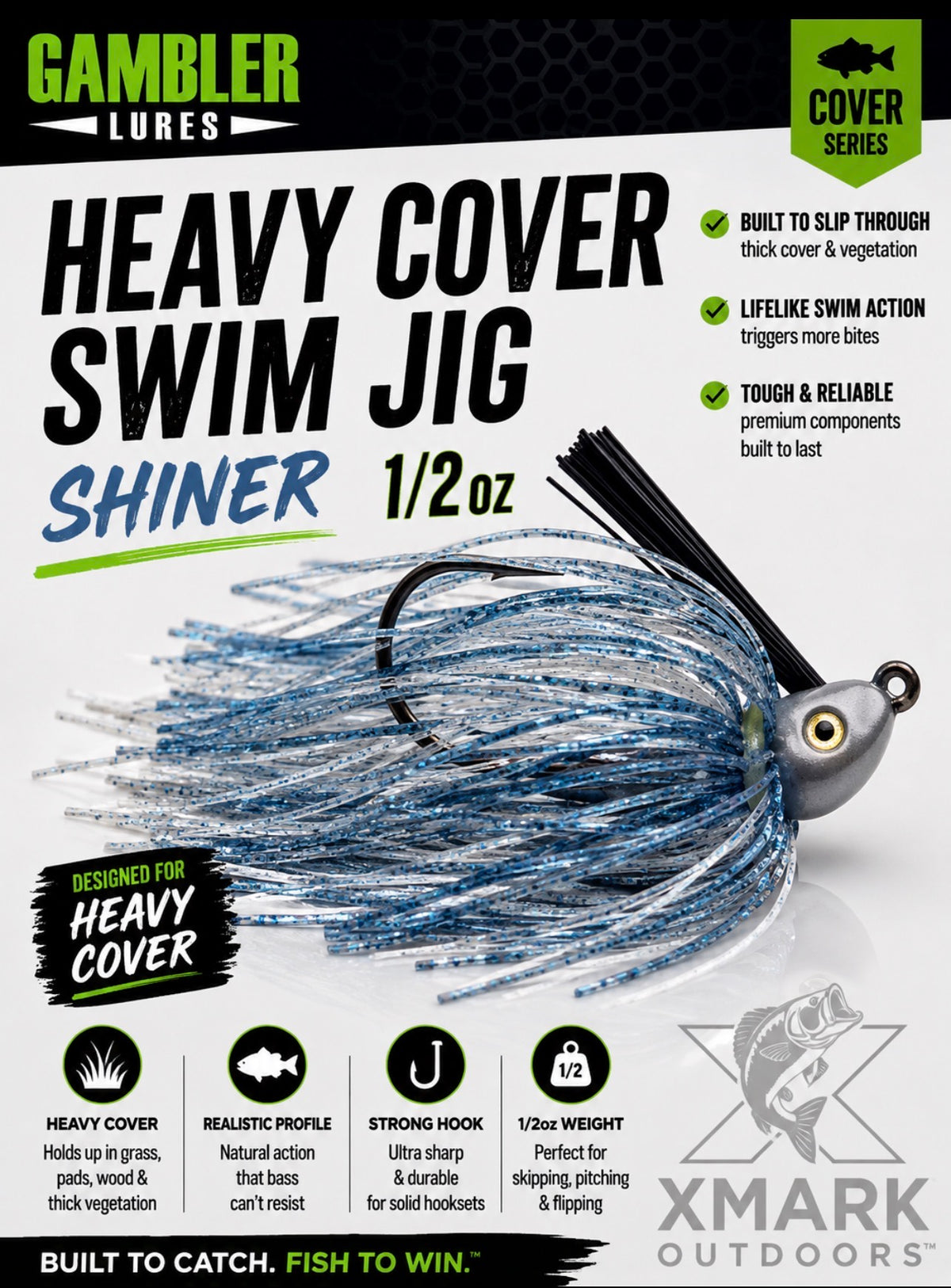 Gambler Heavy Cover Swim Jig
