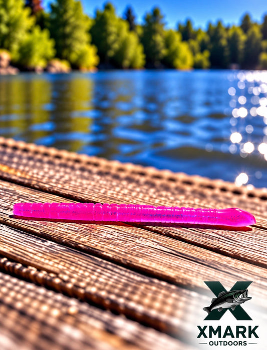 Missile Baits Mini Magic Worm 4-Inch Finesse Worm - 16 Pack