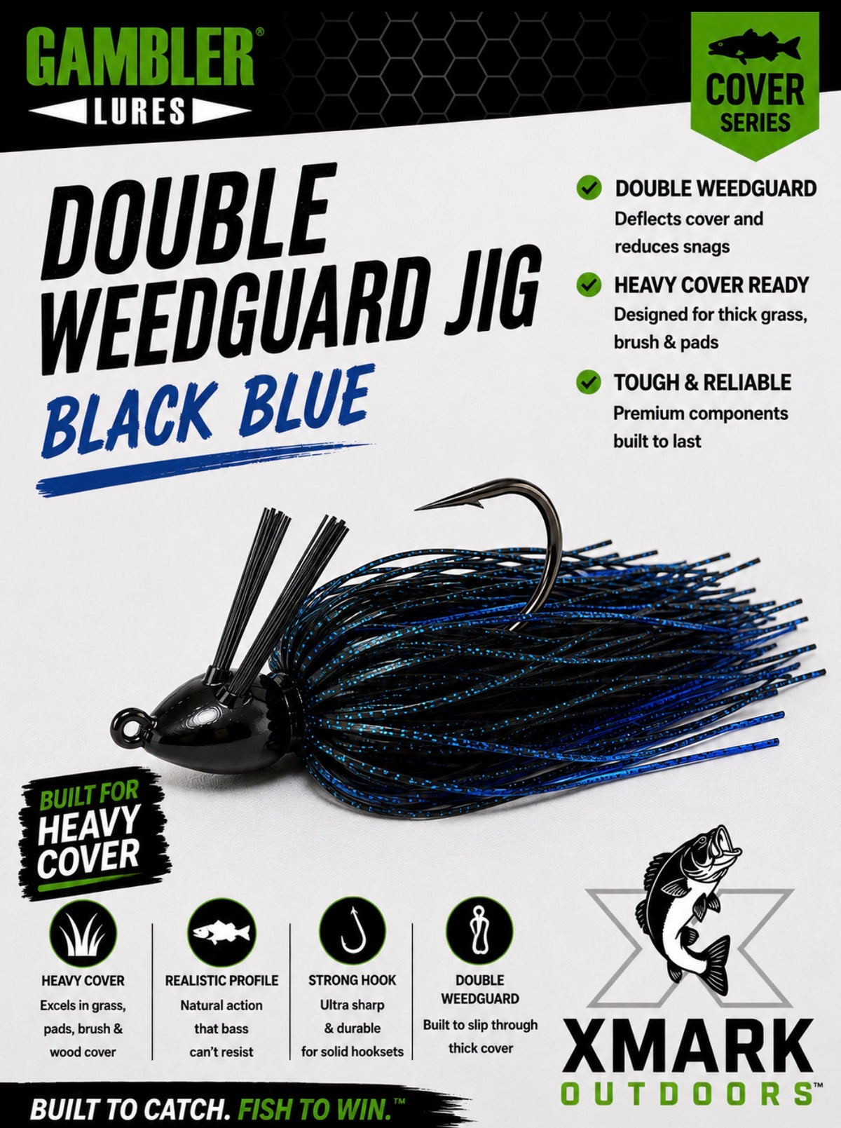 Gambler Double Weedguard Jig