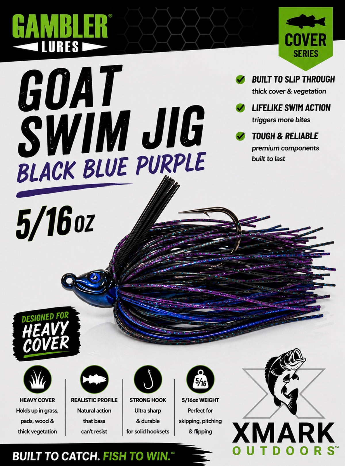 Gambler GOAT Swim Jig
