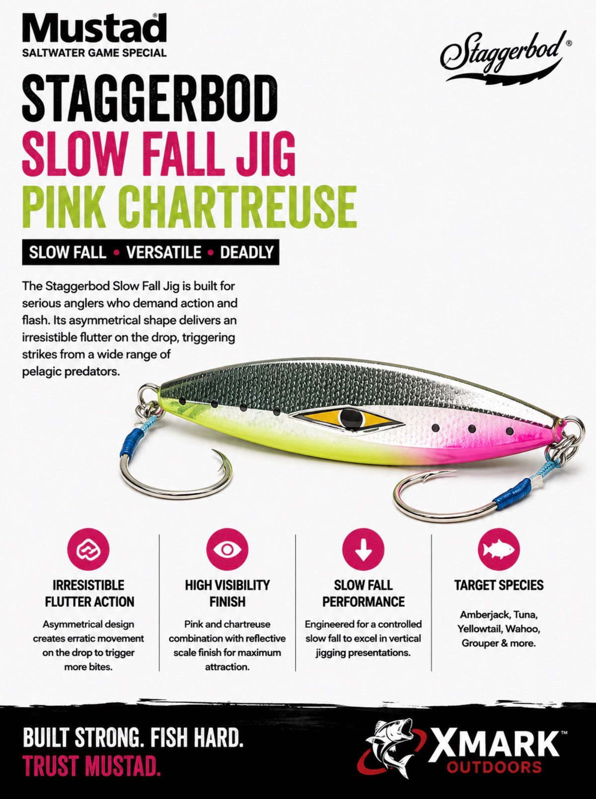 Mustad Staggerbod Slow Fall Jig
