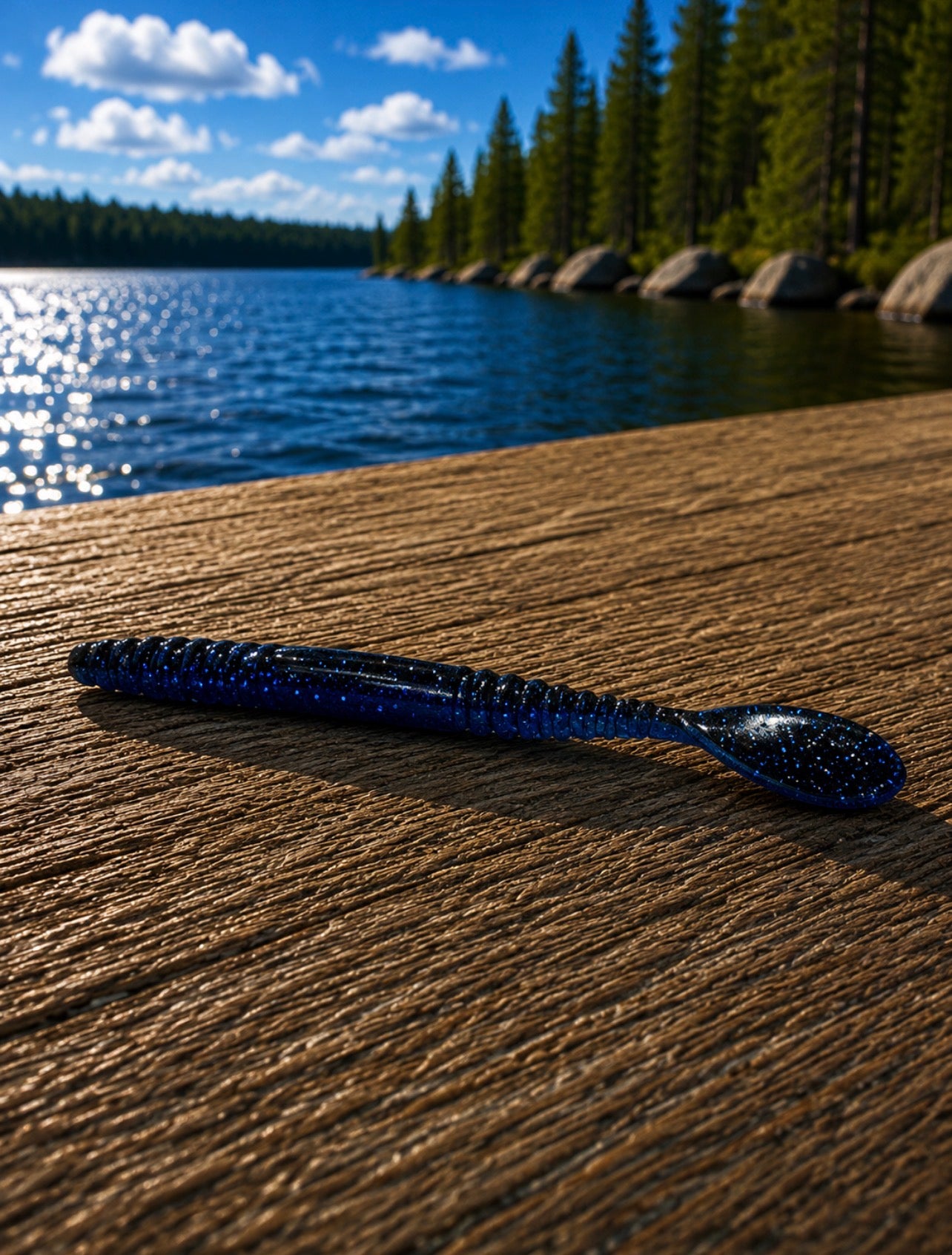 Gambler Paddle Tail Worm 5” – 12 Pack