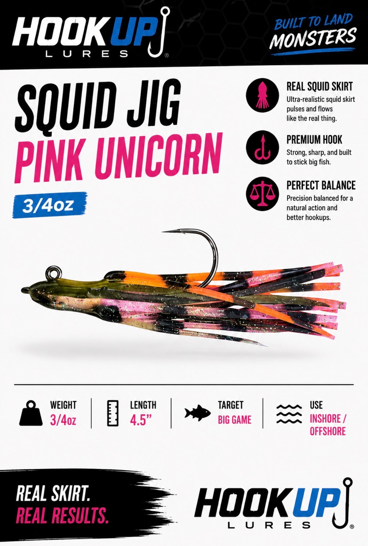 Hookup Lures Squid Jig
