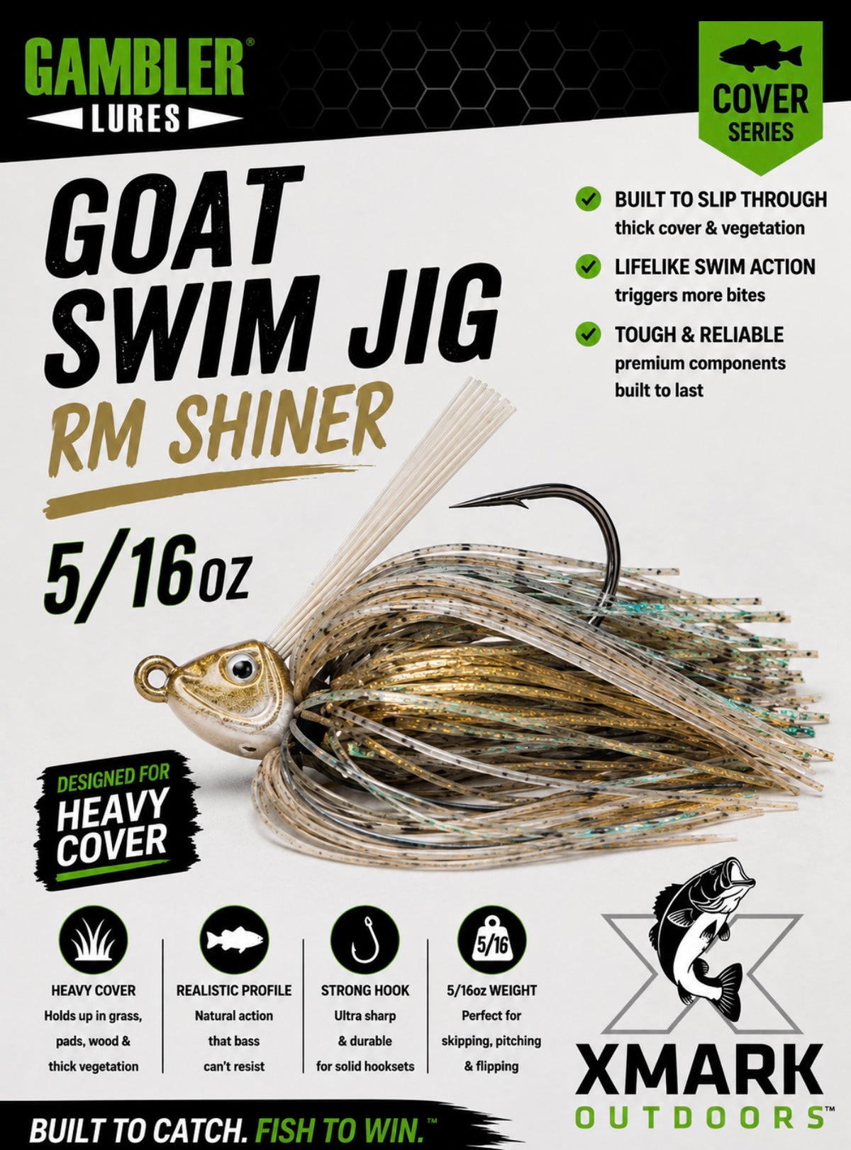 Gambler GOAT Swim Jig