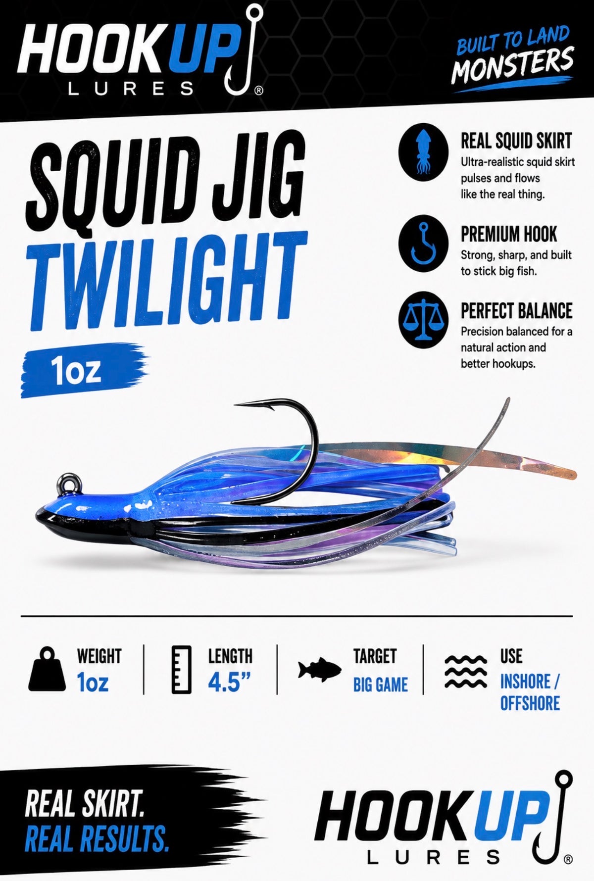 Hookup Lures Squid Jig