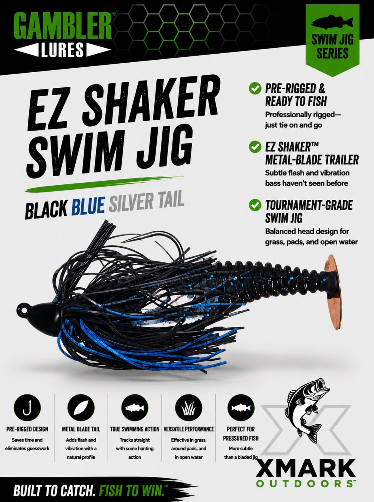 Gambler EZ Shaker Swim Jig
