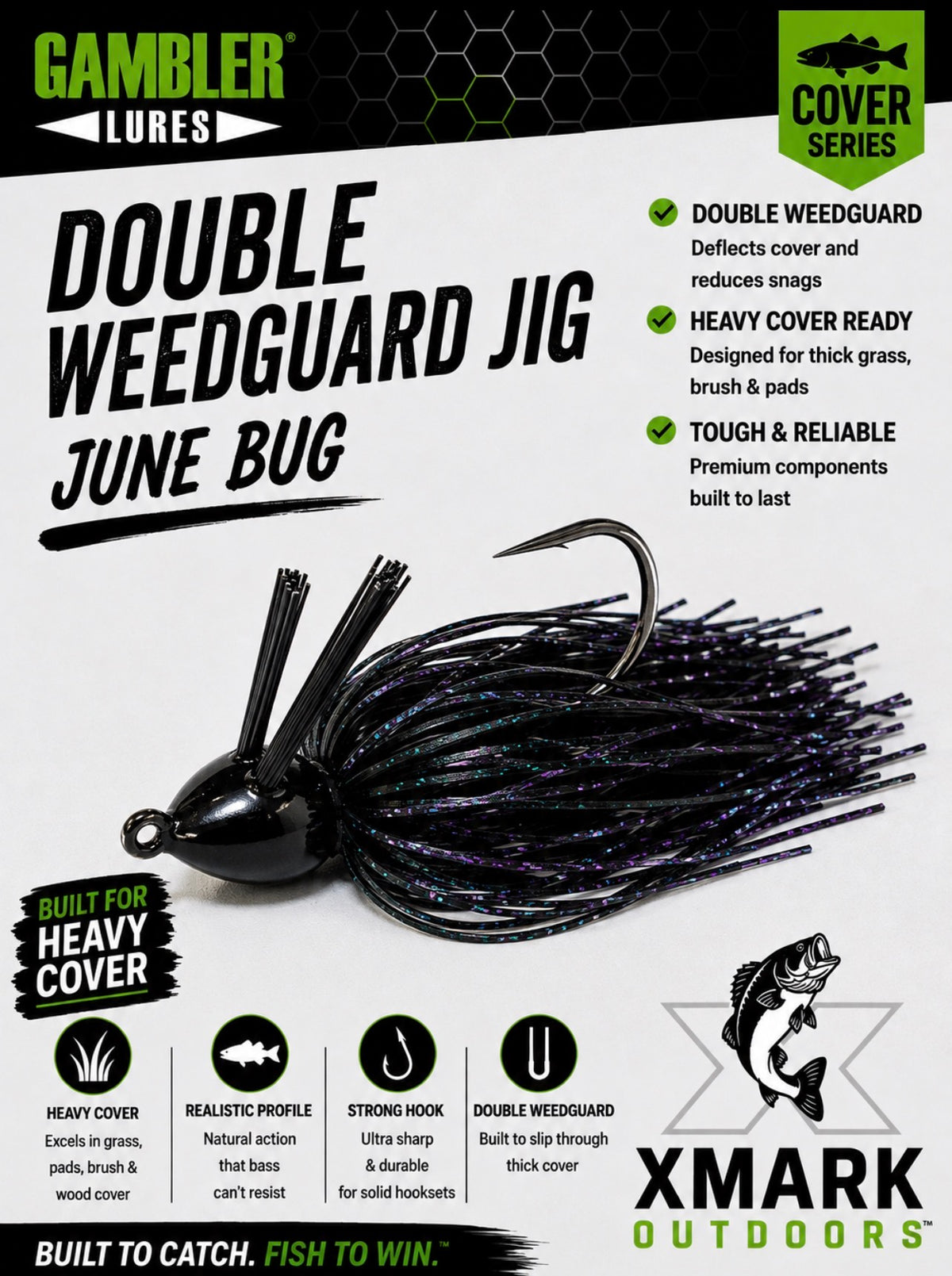 Gambler Double Weedguard Jig