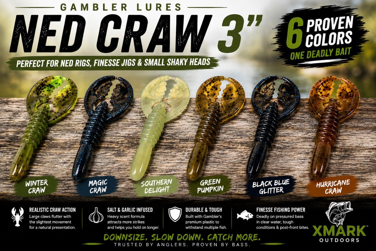 Gambler Ned Craw 3" (10 Pack)