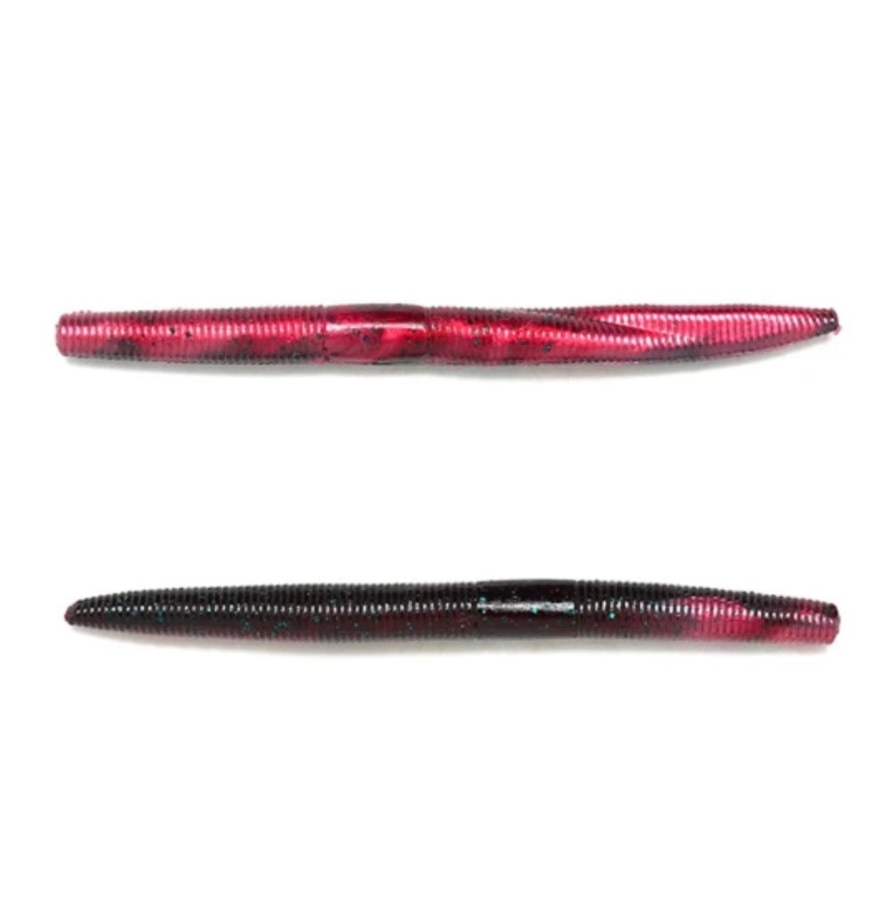 Gambler Ace 5.25" Red Shad Green Glitter 8pk