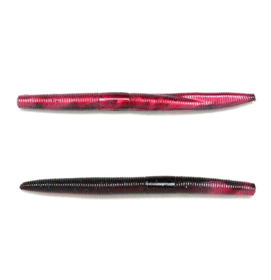 Gambler Ace 5.25" Red Shad Green Glitter 8pk