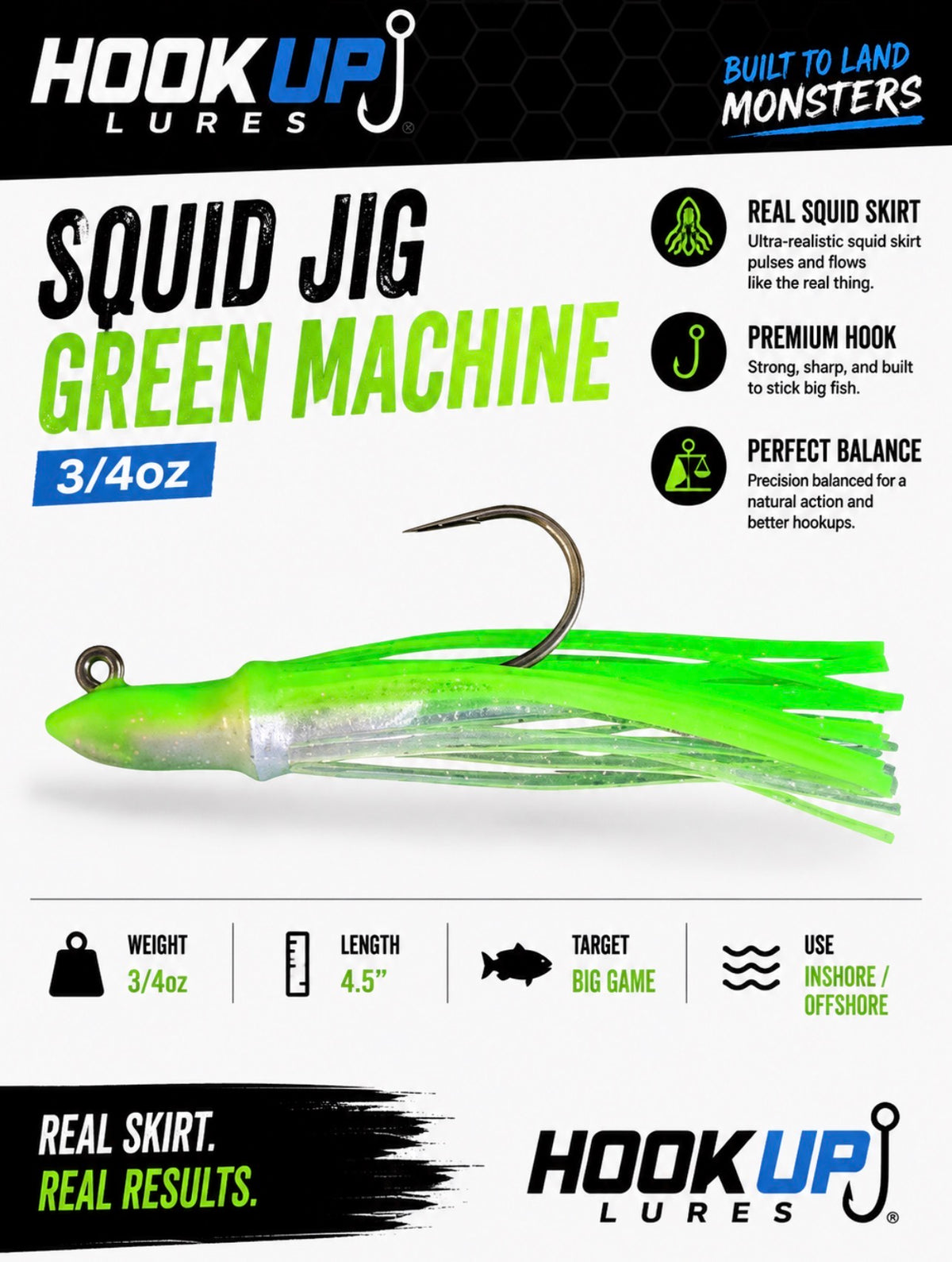 Hookup Lures Squid Jig
