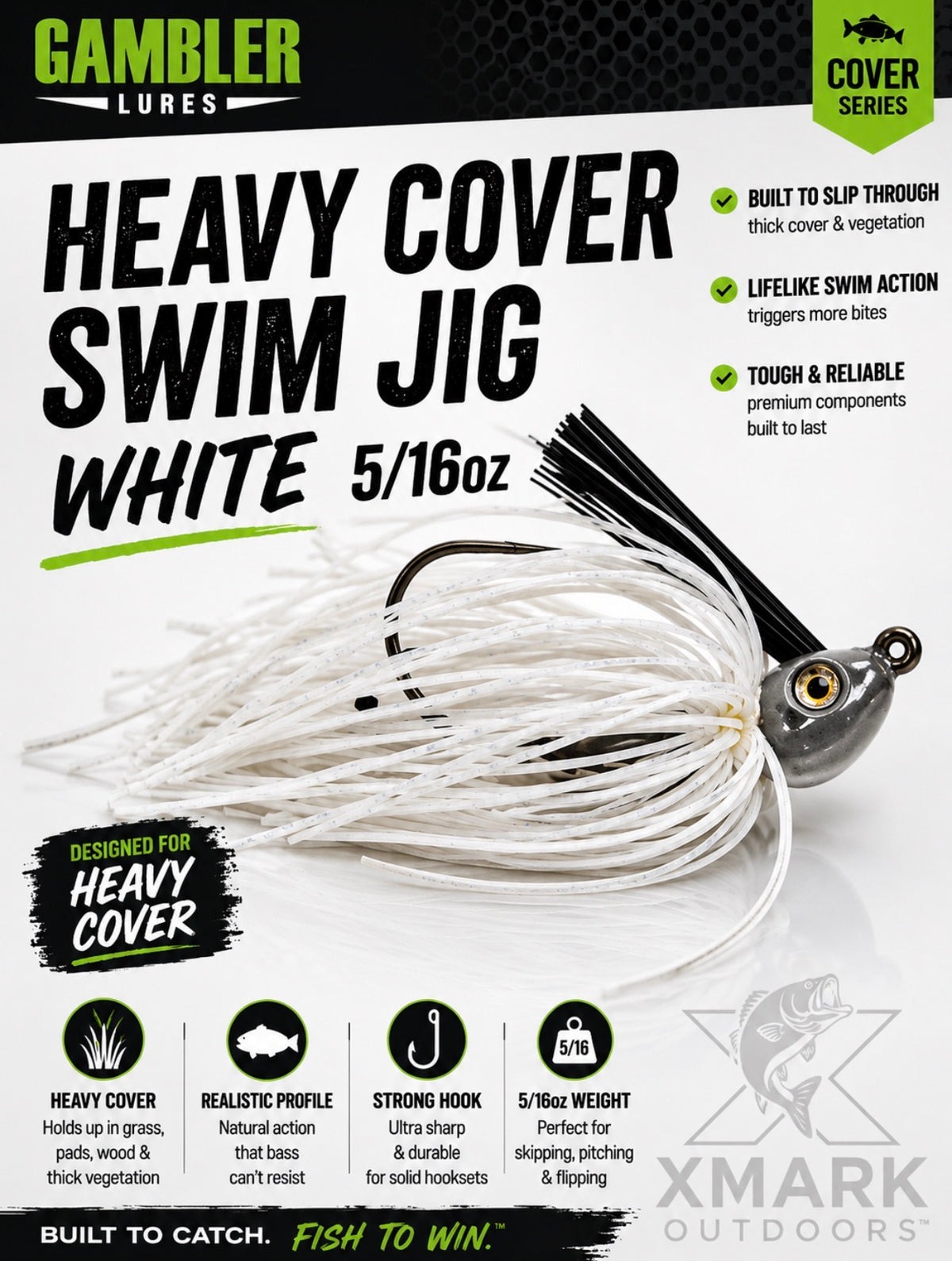 Gambler Heavy Cover Swim Jig