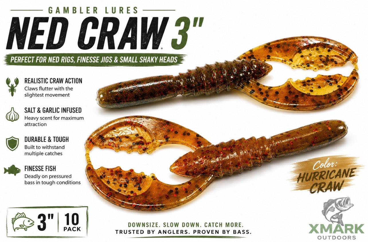 Gambler Ned Craw 3" (10 Pack)