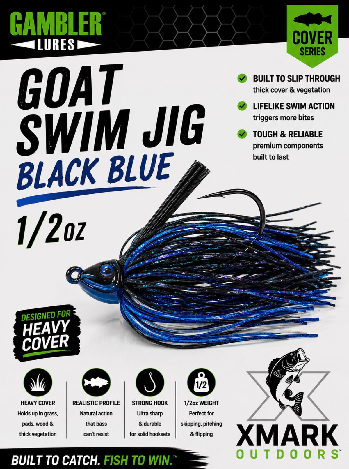 Gambler GOAT Swim Jig