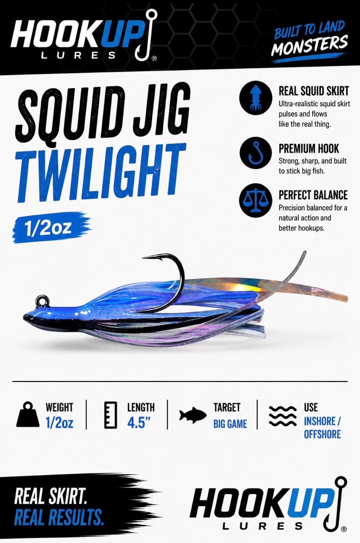 Hookup Lures Squid Jig