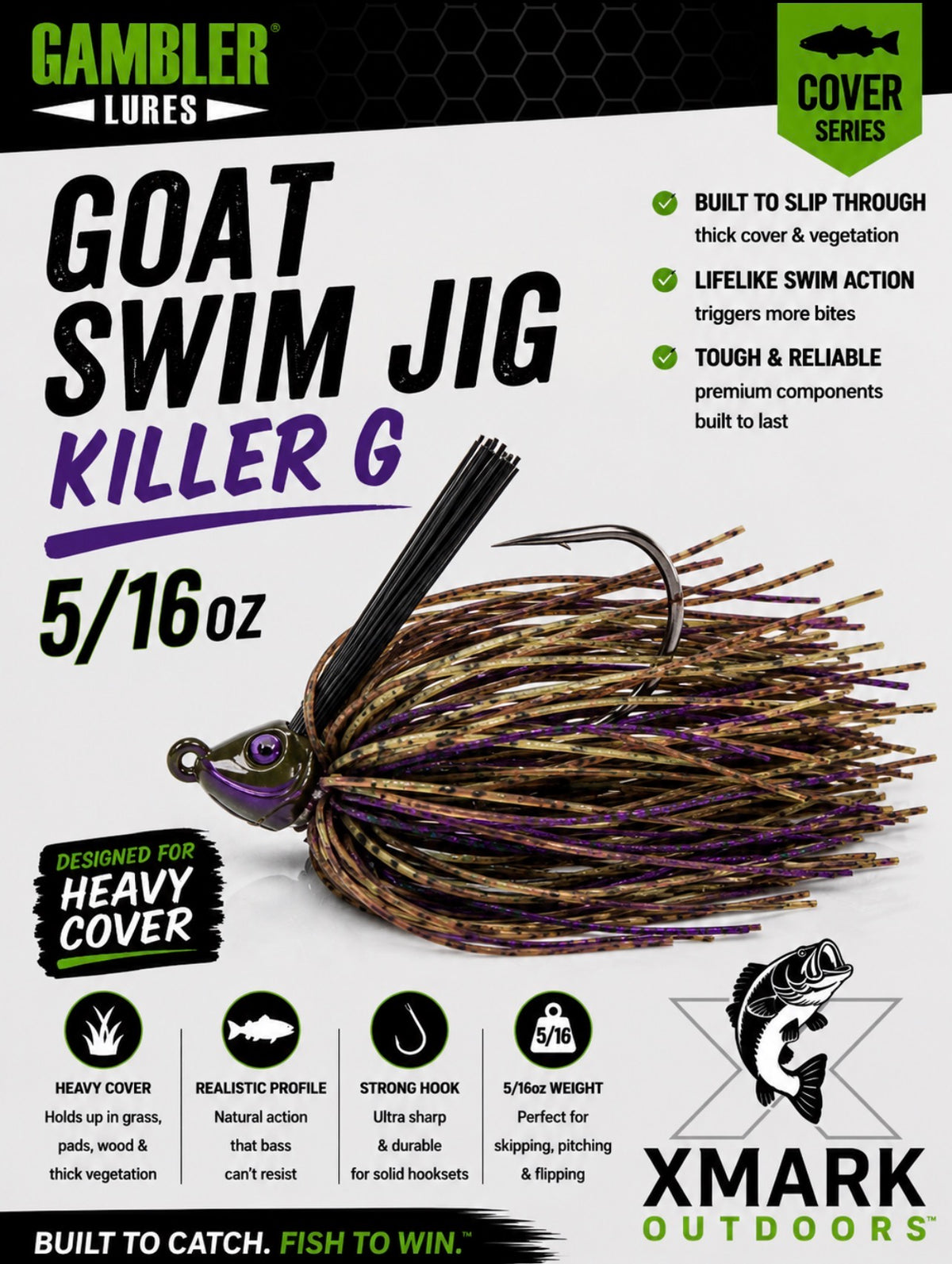 Gambler GOAT Swim Jig