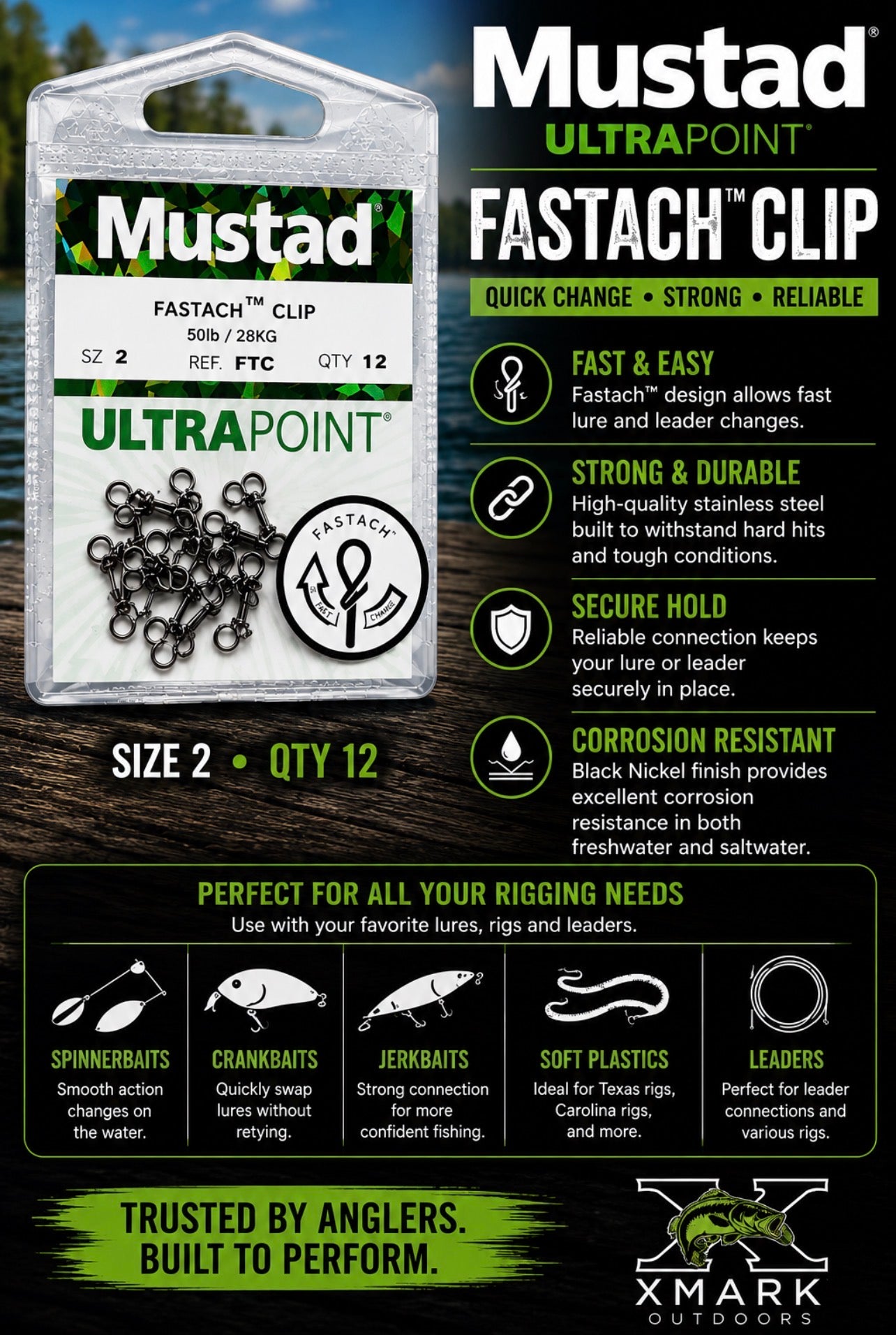 Mustad Fastach Clip