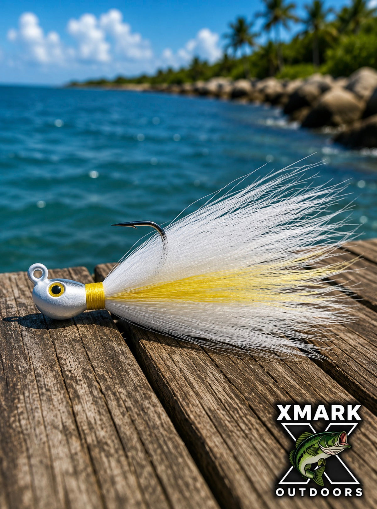 Hookup Lures Inshore Premium Series Bucktail 1/4 oz