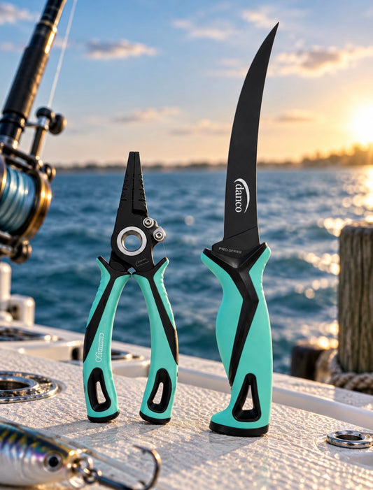 Danco Pro Series 7” Fillet Knife & 7.5” Fishing Pliers Combo