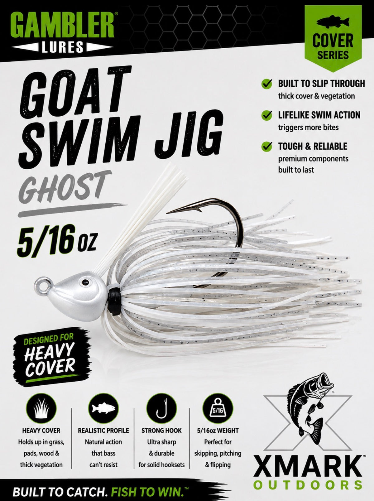 Gambler GOAT Swim Jig