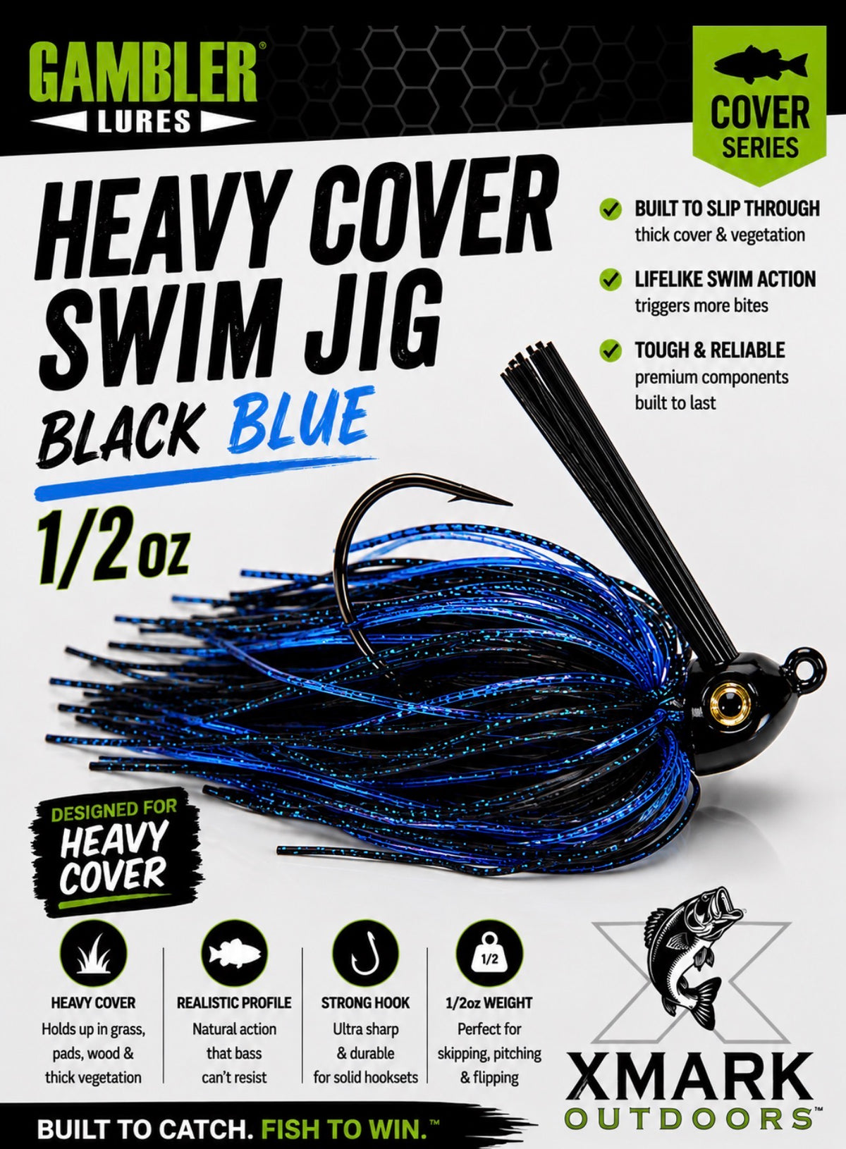 Gambler Heavy Cover Swim Jig