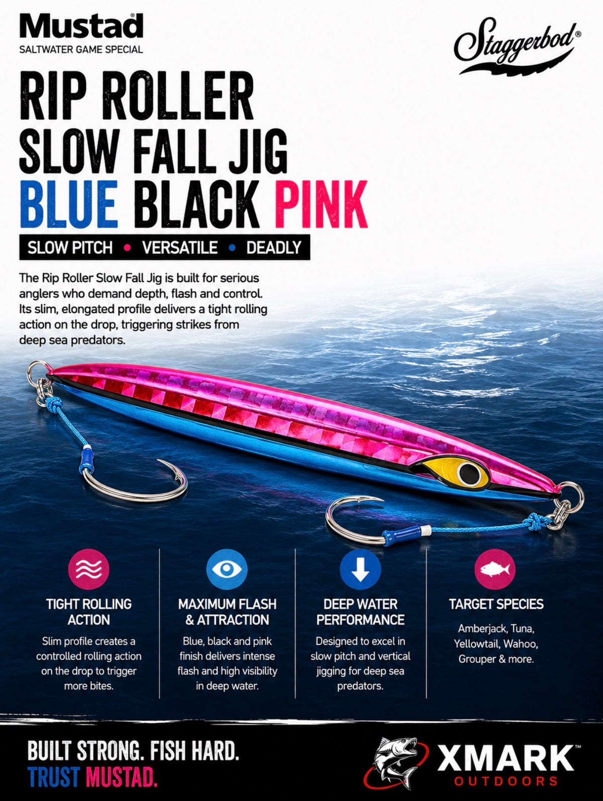 Mustad Rip Roller Slow Fall Jig