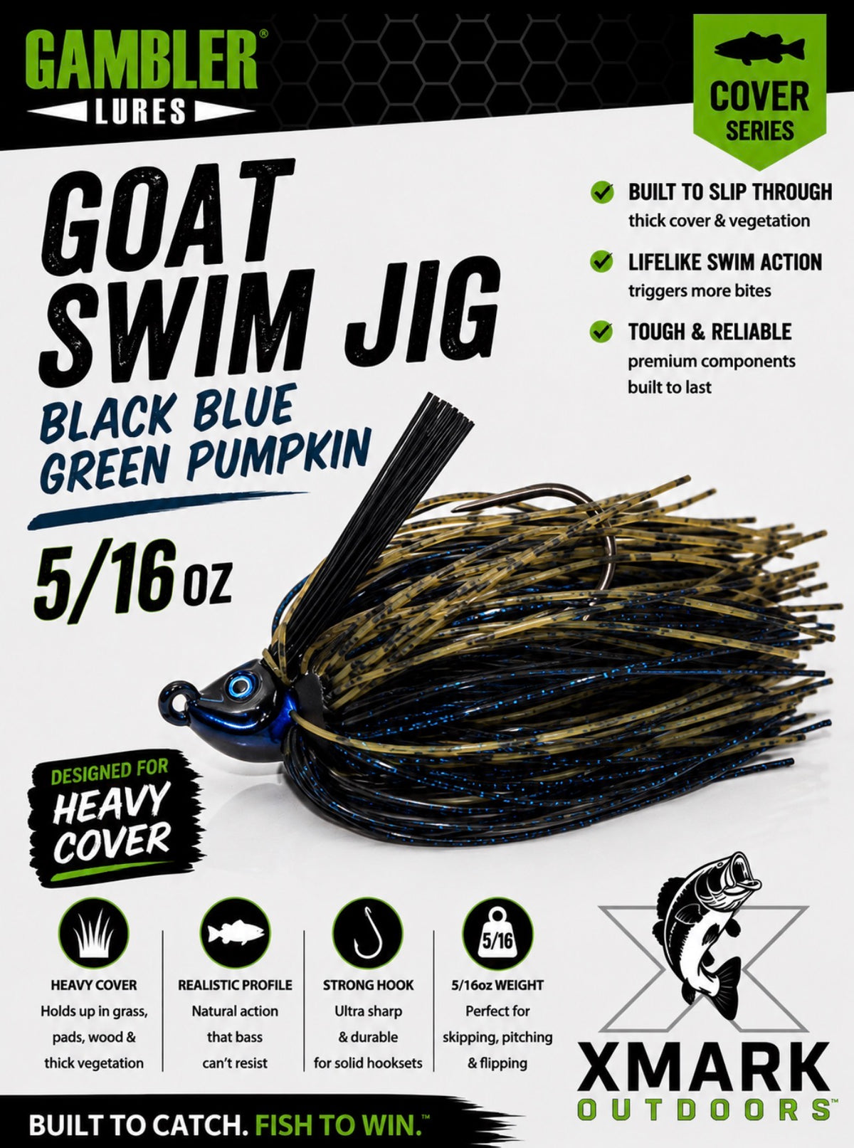 Gambler GOAT Swim Jig